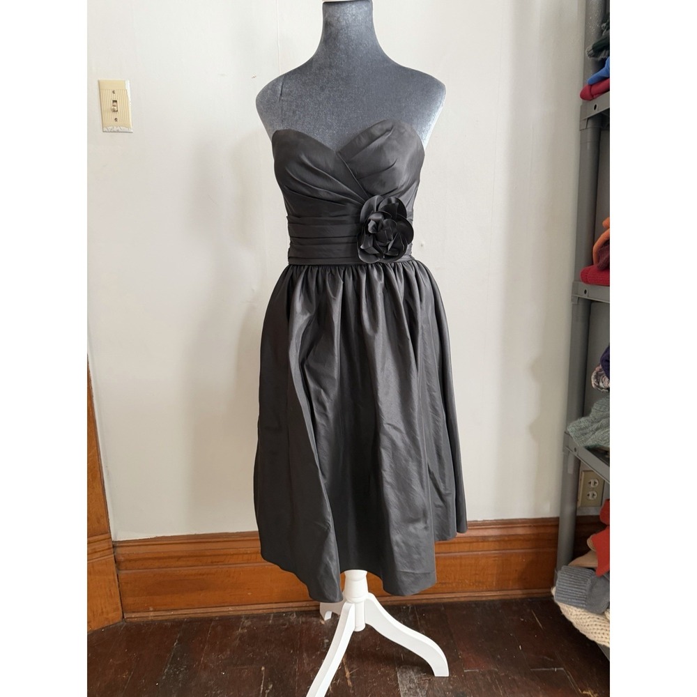 Vintage Black Taffeta Sweetheart Neck Strapless Dress, Carey Bradshaw 4 Party